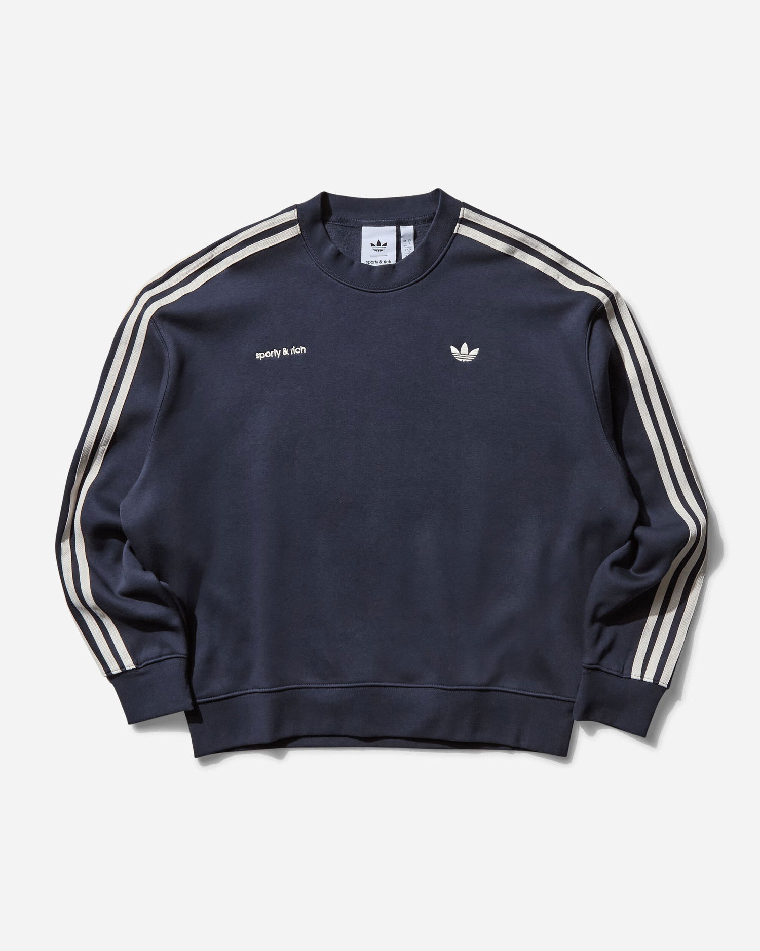 Пуловер adidas Originals Sporty & Rich Sweatshirt Тъмно синьо | JN5331, 1