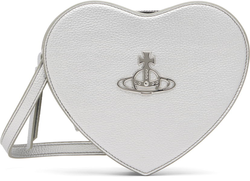 Чанта през рамо Vivienne Westwood Louise Heart Crossbody Bag Металик | 4803001KW-S000D-