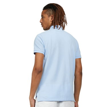 Поло тениска Polo by Ralph Lauren Custom Slim Fit Mesh Polo Shirt Синьо | 710782592013, 1