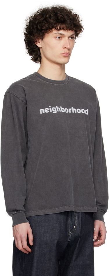 Тениска Neighborhood Neighborhood Long Sleeve T-Shirt Сиво | 251PCNH-LT03, 1