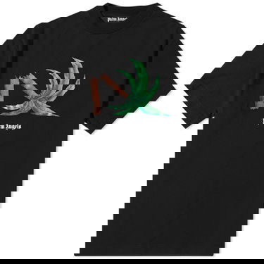 Тениска Palm Angels Broken Palm Tee Черно | PMAA001S22JER0221055, 0