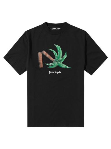 Тениска Palm Angels Broken Palm Tee Черно | PMAA001S22JER0221055