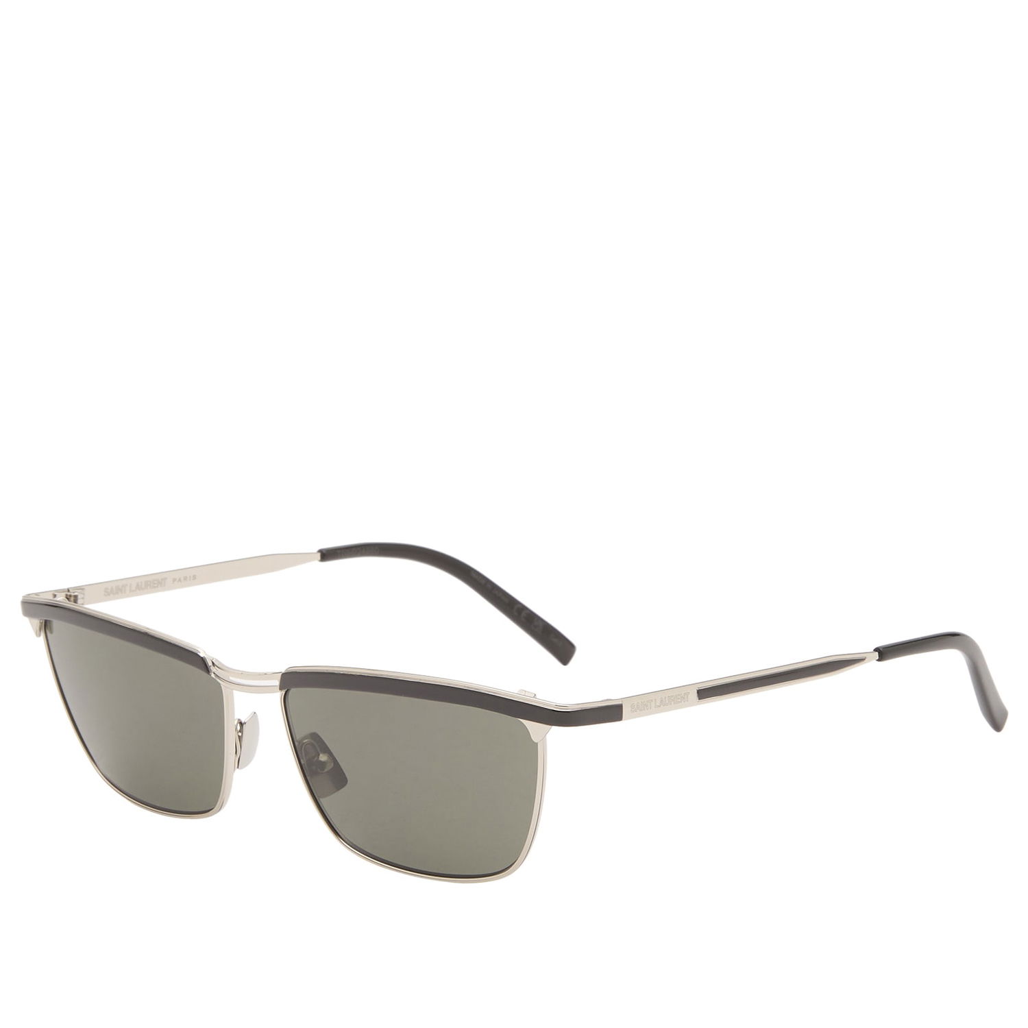 Слънчеви очила Saint Laurent Joe Rectangular Metal Frame Sunglasses Металик | SL-795-JOE-003, 0