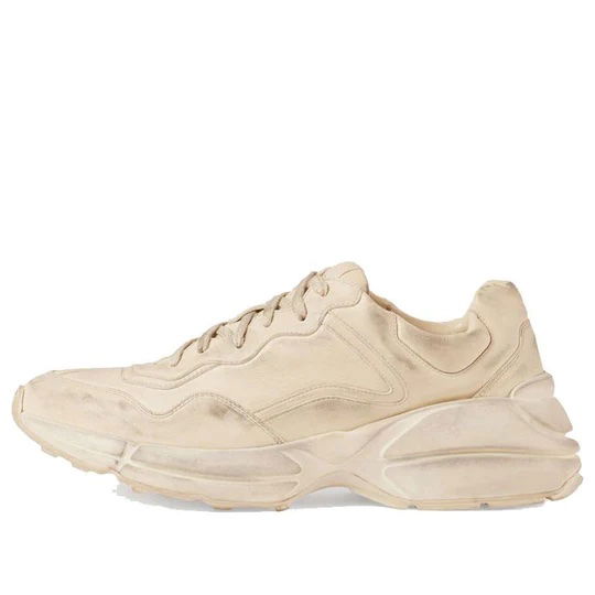 Кецове и обувки Gucci Rhyton Sneaker Бежово | 498916-A9L00-9522, 0