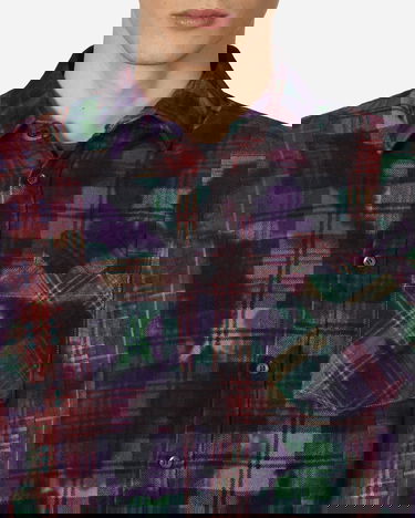 Риза Needles 7 Cuts Wide Uneven Dye Flannel Shirt Многоцветен | MR350 1003, 5