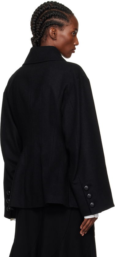 Палта Yohji Yamamoto Yohji Yamamoto Darts Pea Coat Черно | FM-J53-103, 2