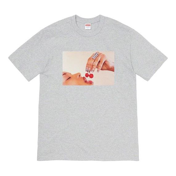Тениска Supreme Cherries Graphic Short Sleeve T-Shirt Сиво | SUP-SS20-027, 0