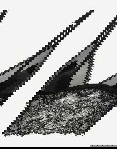 Сутиен Dolce & Gabbana Lace Bralette Черно | O7C46TONO23N0000, 0