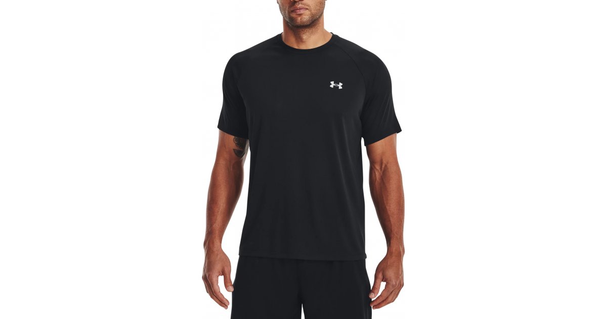 Тениска Under Armour Tech Reflective Tee Черно | 1377054-001, 1