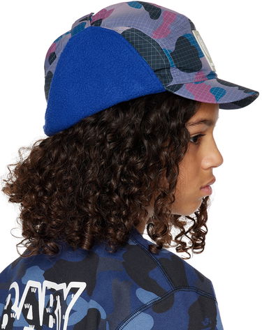 Шапка с козирка BAPE Kids Camo Trapper Hat Лилаво | 001CPI803001K, 2