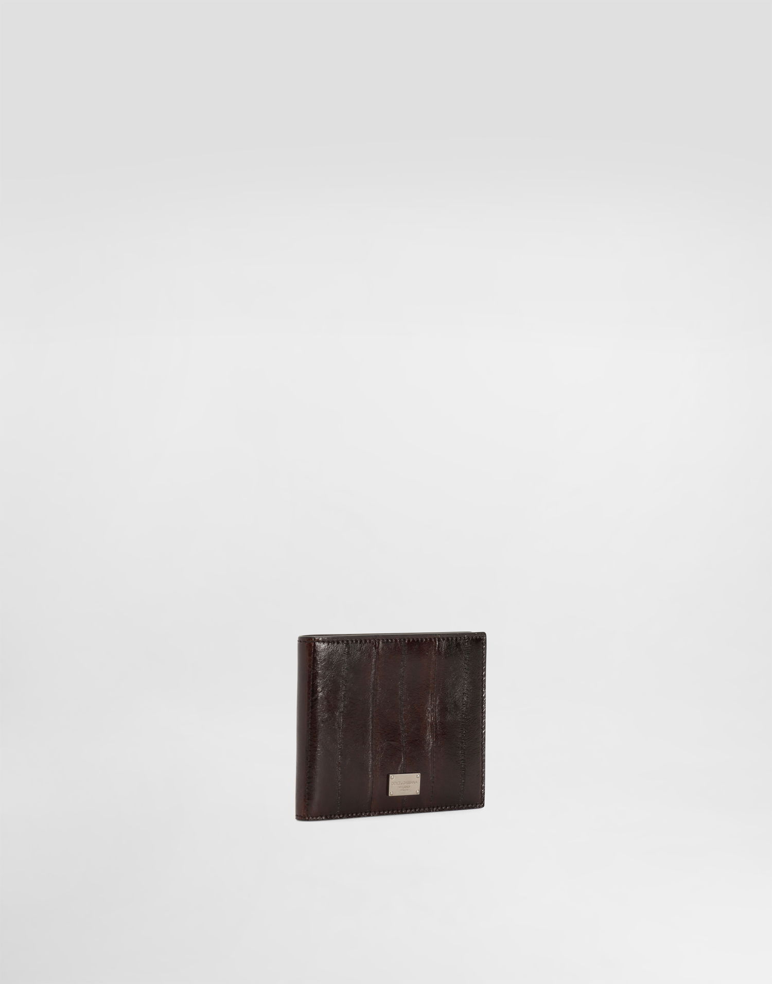 Портфейл Dolce & Gabbana Dolce & Gabbana Eel Leather Bi-Fold Wallet Кафяво | BP1321A8A5381300, 1