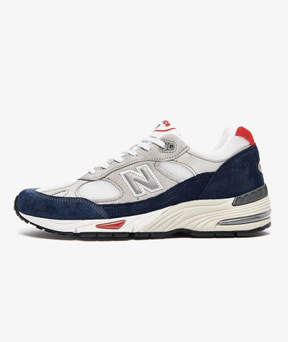 Кецове и обувки New Balance 991 Бяло | M991GWR, 0