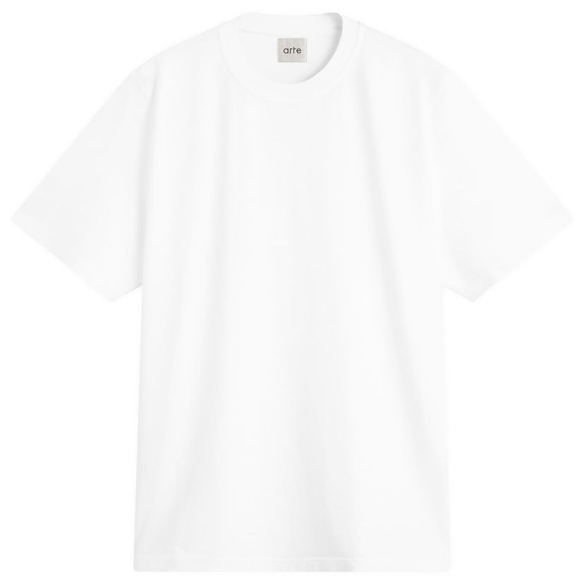 Тениска Arte Antwerp Diels Scribble T-Shirt, Size Large Бяло | AW25-094T-WHT
