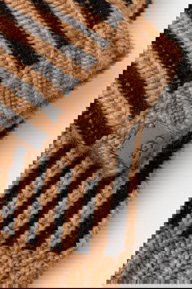 Аксесоари UGG CHUNKY Knitted Striped Wool Blend Hat and Fingerless Gloves Set Многоцветен | 103605, 4