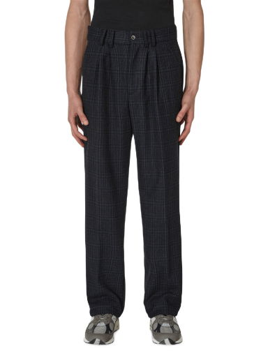 Панталони PACCBET Checked Pleated Trousers Тъмно синьо | PACC11P009 2