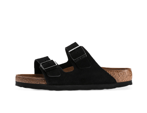 Кецове и обувки Birkenstock Arizona Suede Leather Soft Footbed Черно | 0951321/0951323