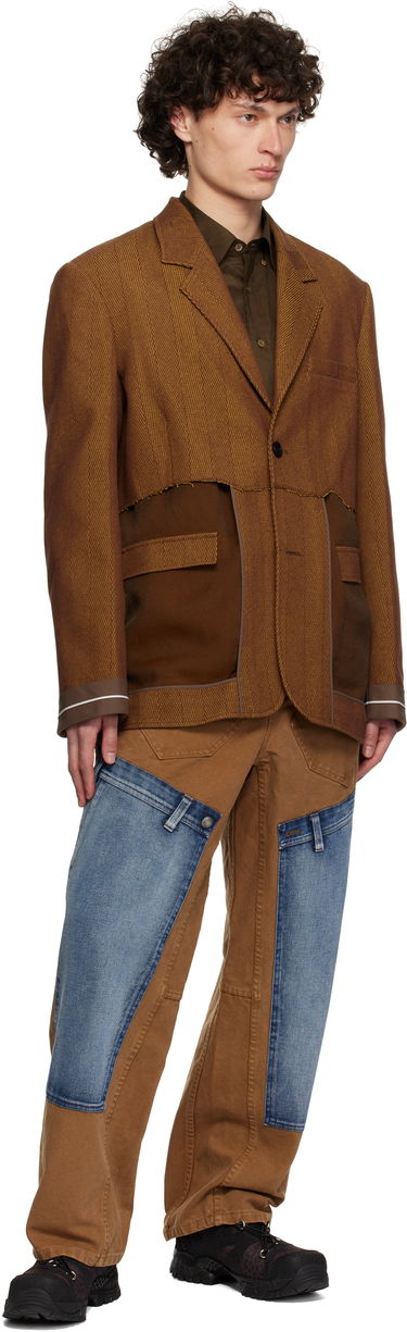 Дънки Andersson Bell Andersson Bell Re-Make Carpenter Jeans Кафяво | apa810u, 3