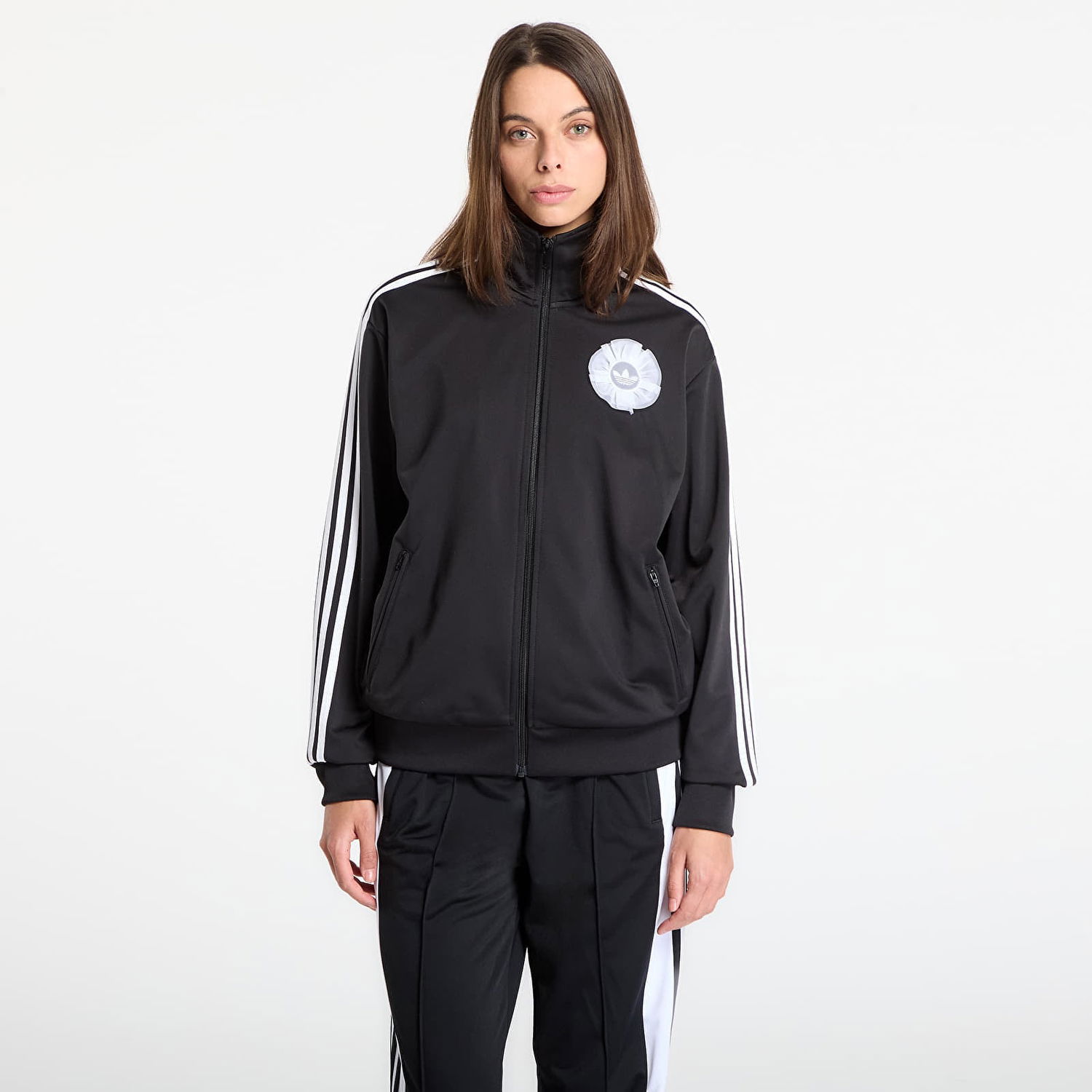 Суитчър adidas Originals Tulle Fb Tt Track Jacket Черно | KR9318, 0