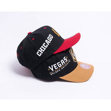 Шапка с козирка Mitchell & Ness Overbite Pro Snapback Chicago Blackhawks Black Черно | HHSS7311-CBHYYPPPBLCK, 5