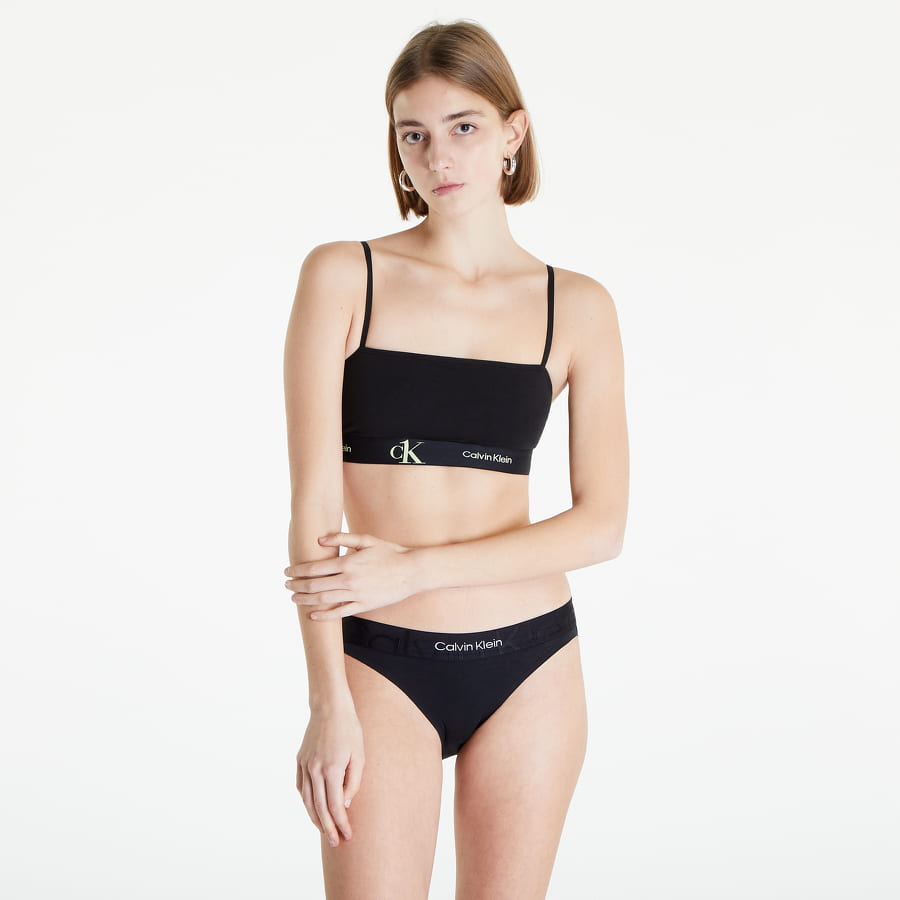 Сутиен CALVIN KLEIN Ck1 Cotton New Unlined Bandeau Черно | QF6963E UB1, 0