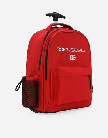 Раница Dolce & Gabbana Dolce & Gabbana Nylon Trolley Backpack Червено | EM0129AK44180303, 1