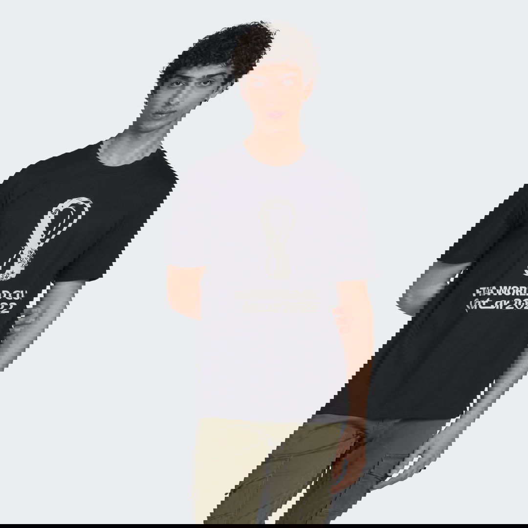 Тениска adidas Originals FIFA World Cup 2022™ Graphic Черно | HD6367, 0
