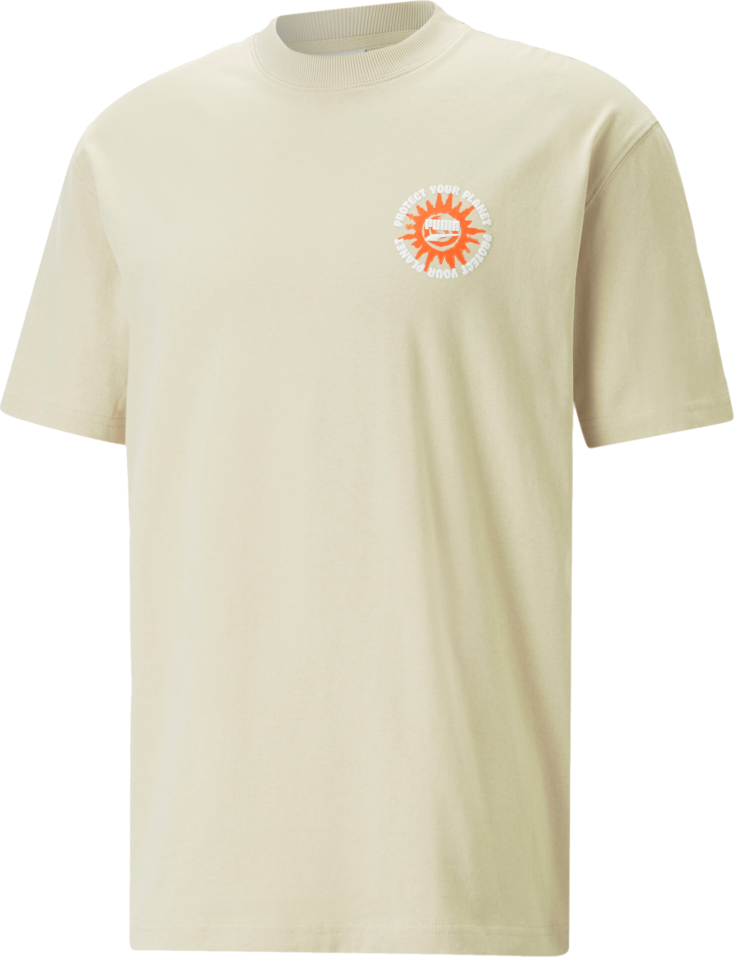Тениска Puma Puma DOWNTOWN Graphic T-Shirt Бежово | 539181-088, 0