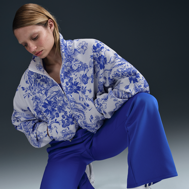 Яке бомбър Nike Loose Fit Jacquard Track Jacket Sportswear Collection Бяло | HF9579-100, 2