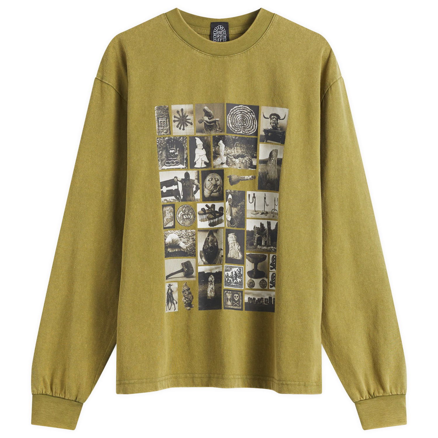 Тениска Heresy Heresy Niche Longsleeve T-Shirt Зелено | HSS25-T10G, 1