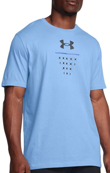Тениска Under Armour Basketball Graphic Short Sleeve T-Shirt Синьо | 1382855-465, 0