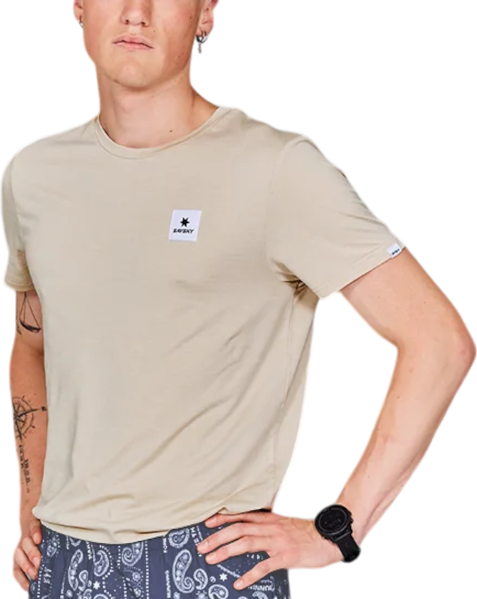Тениска Saysky Saysky Statement Pace T-Shirt Бежово | mmrss05c8002, 0