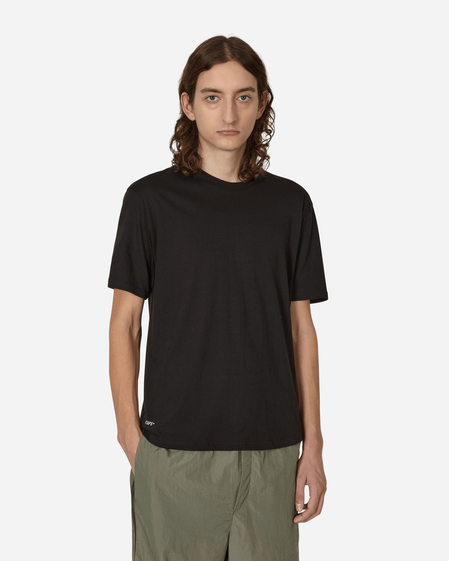 Тениска WTAPS 3 Pack Skivvies T-Shirt Черно | 222MYDT-UWM01  BK, 0