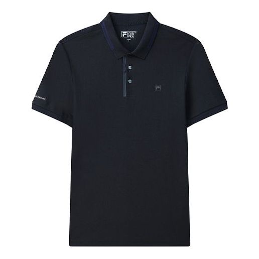 Поло тениска FILA Short Sleeve Polo Shirt Тъмно синьо | F11M122120F-NV