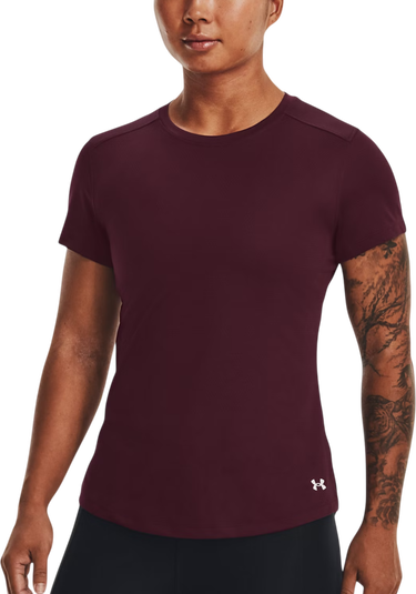 Тениска Under Armour Under Armour Qualifier Run T-Shirt Бургунди | 1369454-600, 0