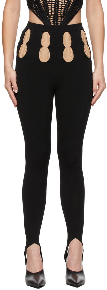 Клинове Dion Lee Double Stirrup Leggings Черно | C7015F21, 0