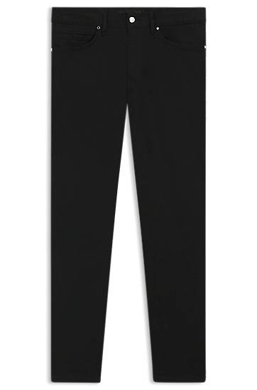 Дънки BOSS Porsche x BOSS Tapered-Fit Stretch Denim Jeans Черно | 50550924