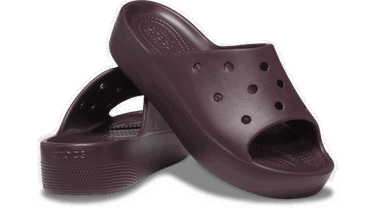 Кецове и обувки Crocs Classic Platform Slides Кафяво | 208180-6WD, 1