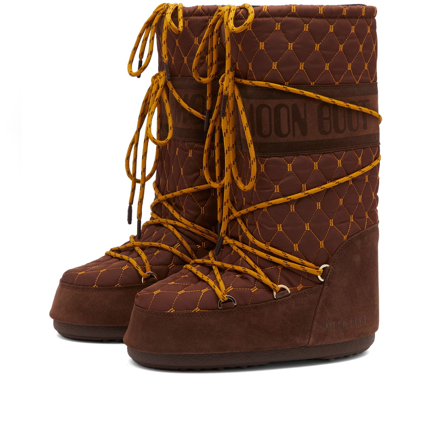 Кецове и обувки Moon Boot Icon Quilted Boots Кафяво | 14029000-002, 0