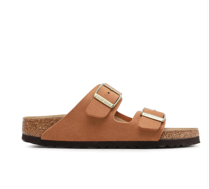 Кецове и обувки Birkenstock Arizona Vegan Synthetics Narrow Fit Кафяво | 1024015, 0