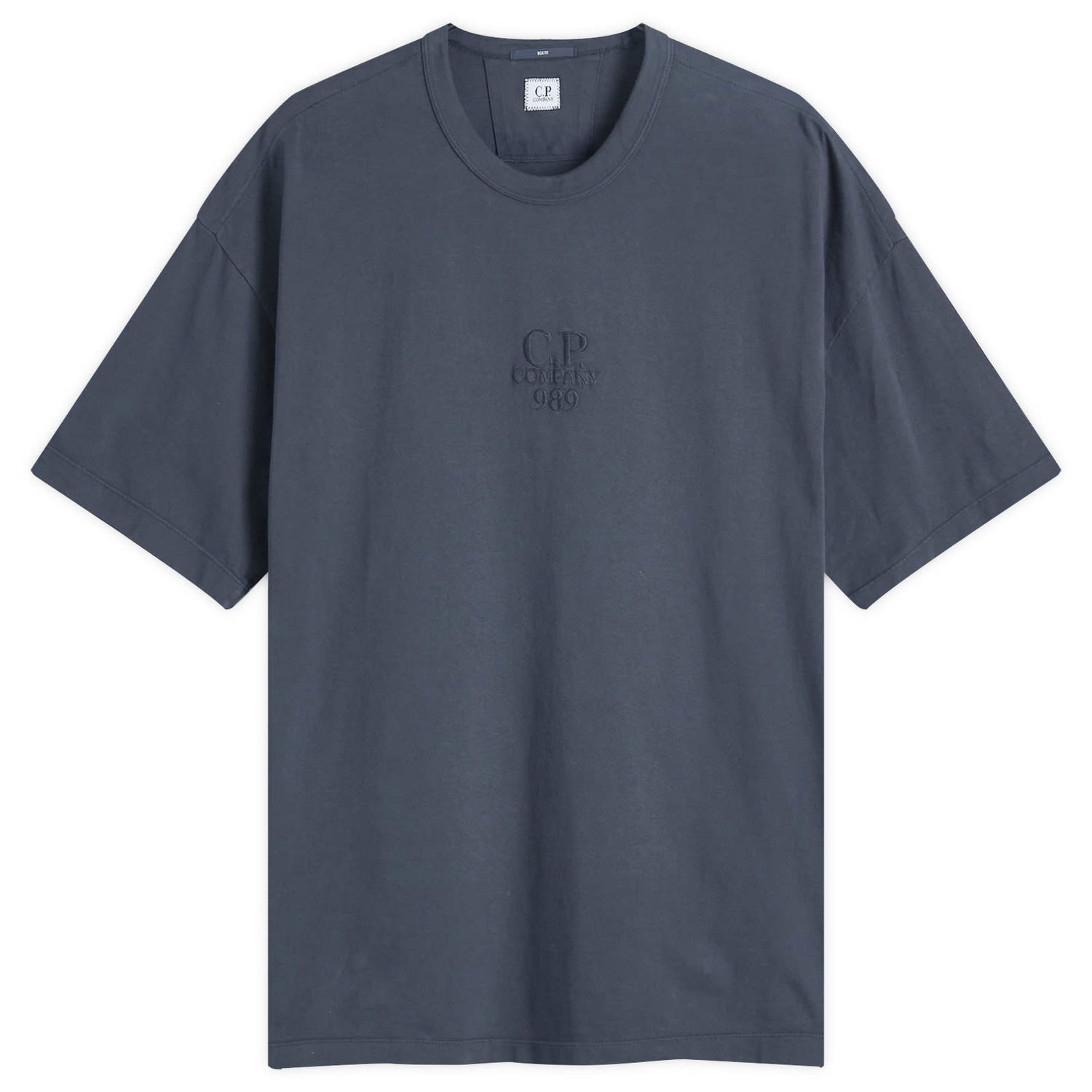 Тениска C.P. Company 20/1 Logo T-Shirt Черно | CMTS181A-005697G-995, 0
