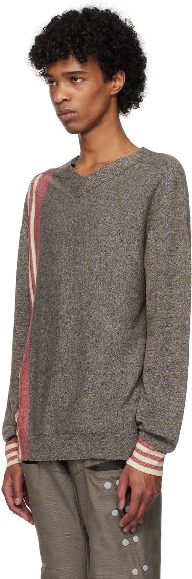 Пуловер KIKO KOSTADINOV Kiko Kostadinov Ostro Sweater Кафяво | KKSS25KN02-107, 3