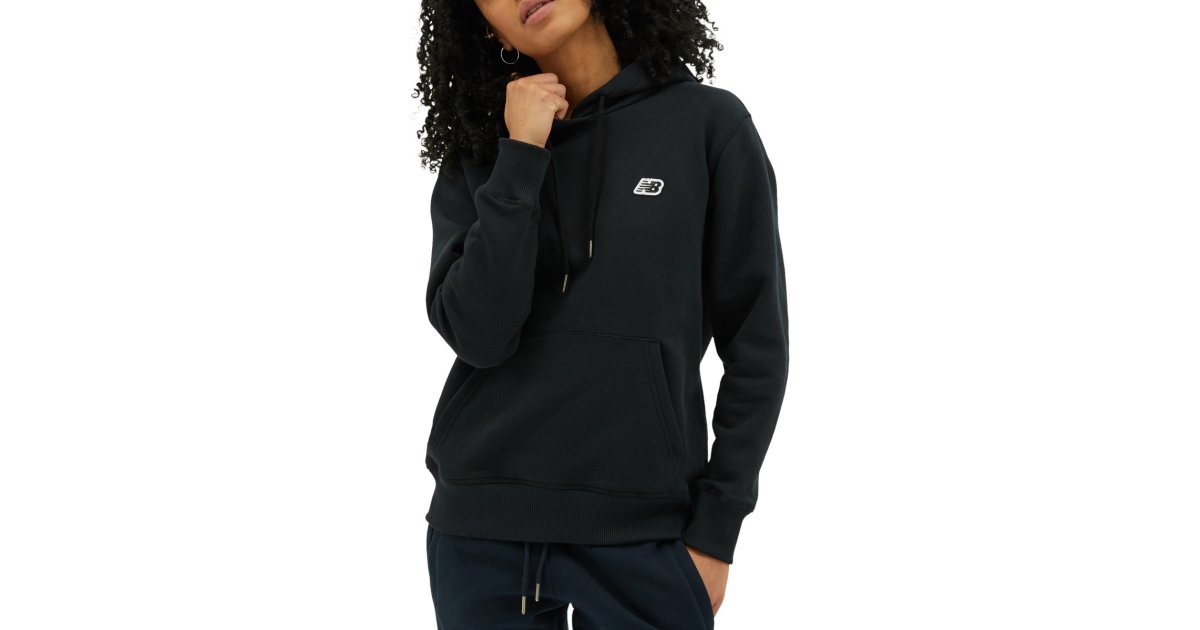 Суитчър New Balance Small Logo Hoodie Черно | wt23602-bk, 1