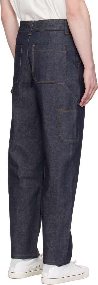 Дънки A.P.C. Fergus Raw Denim Carpenter Jeans Тъмно синьо | COHES-M08500, 2