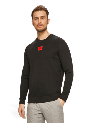 Суитчър BOSS Crewneck Sweatshirt Черно | 50447964