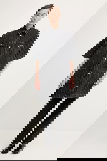 Дънки Carhartt WIP Rylan High Waist Striped Jeans Черно | I035581.32I06, 4