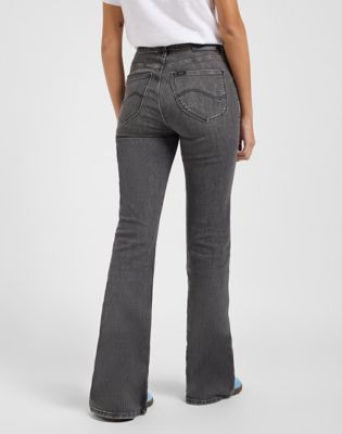 Дънки Lee Lee Breese Faded Paint Flare Jeans Size 33x33 Сиво | 112363801, 0