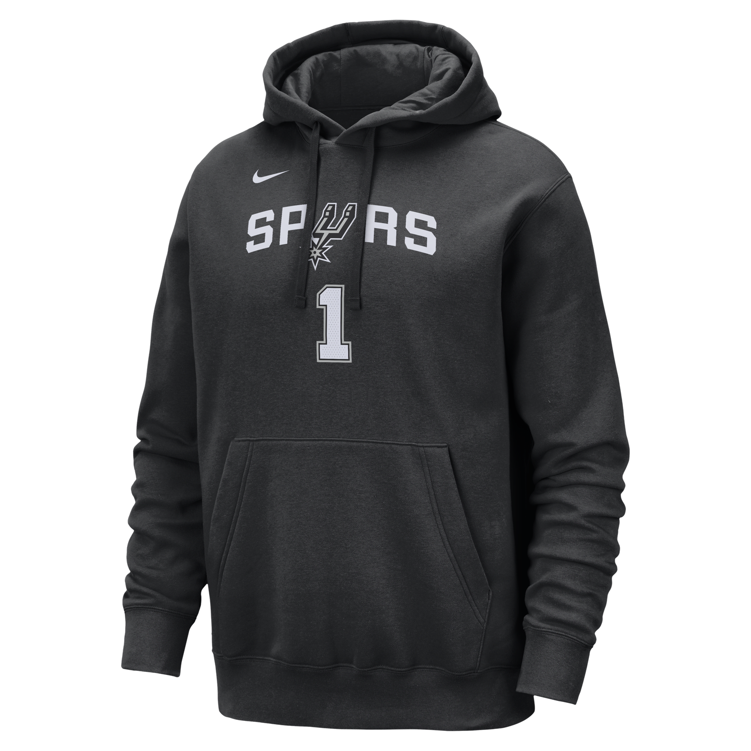 Суитчър Nike NBA San Antonio Spurs Club Hoodie Сиво | FB4808-013, 0