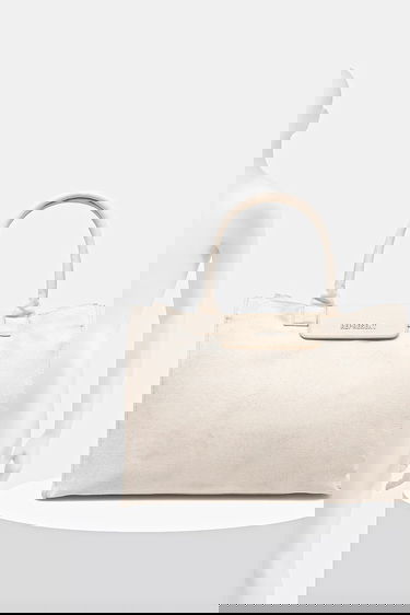 Голяма пазарска чанта Represent Clo Canvas Tote Bag Бежово | MLM81137.31, 5