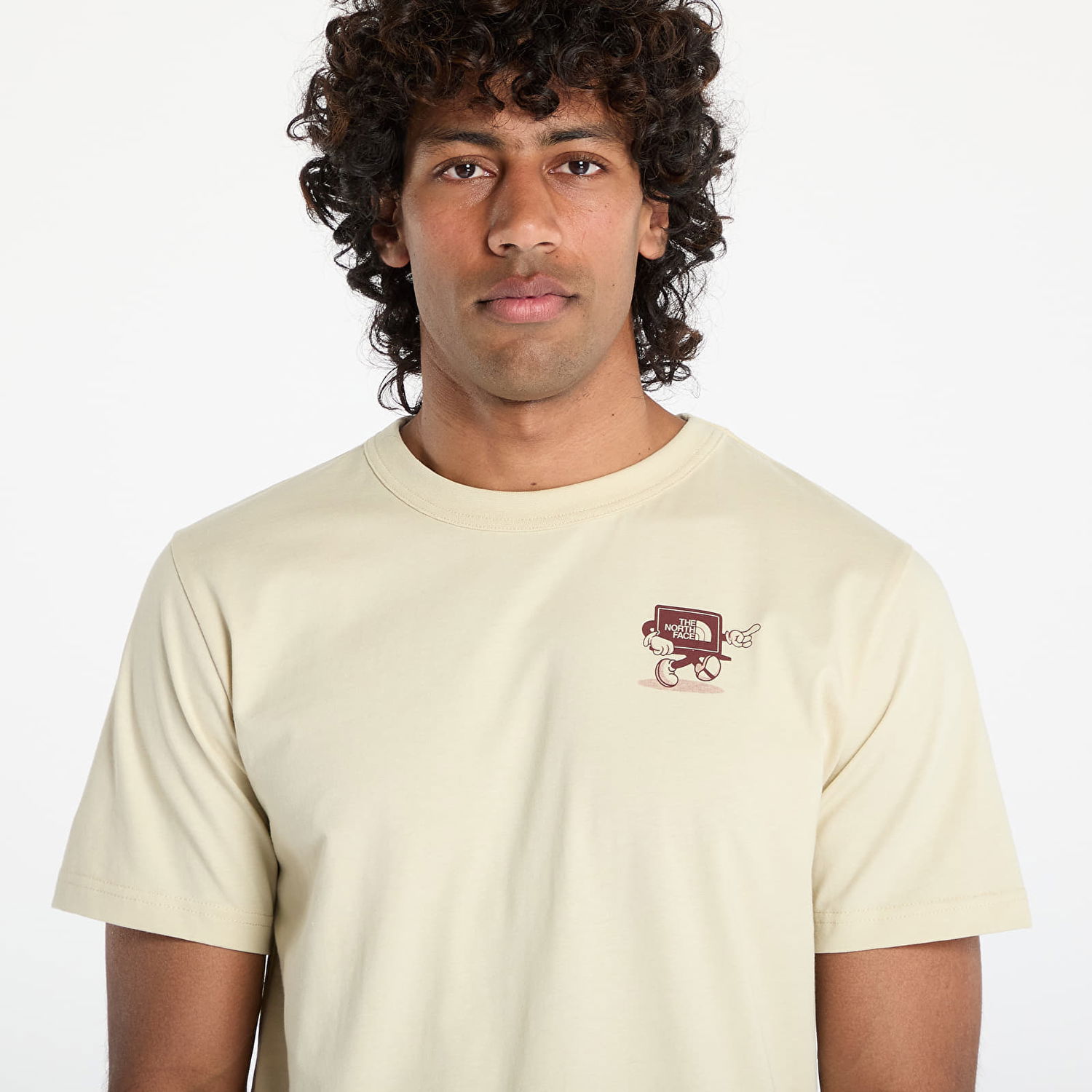 Тениска The North Face The North Face Cartoon Logo Relaxed Fit T-Shirt Бежово | NF0A8C303X41, 1