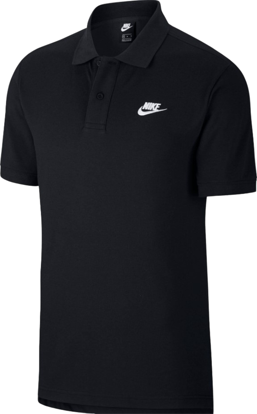 Поло тениска Nike TM COTTON POLO Черно | 0208nz-010
